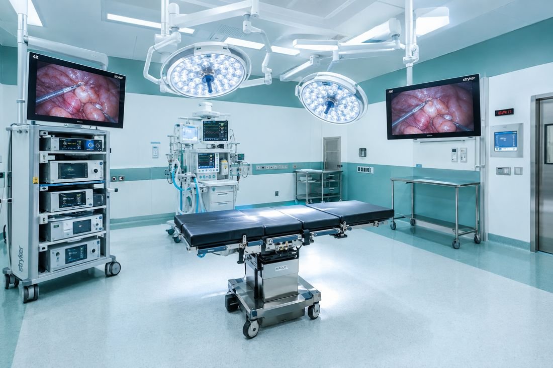 Modern laparoscopic operating theatre